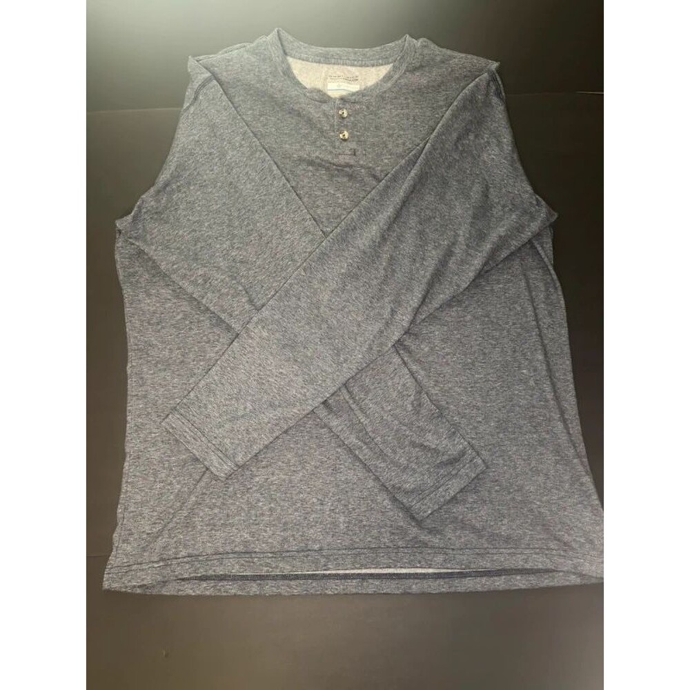Columbia Omni-Wick Long Sleeve Henley Shirt Men’s XL Blue